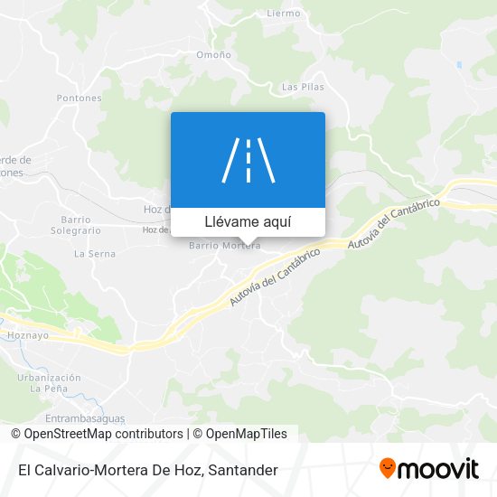 Mapa El Calvario-Mortera De Hoz