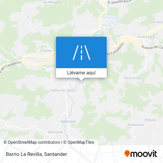 Mapa Barrio La Revilla