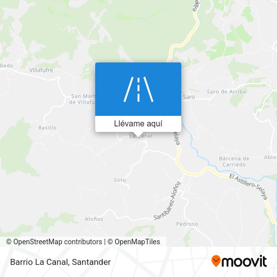 Mapa Barrio La Canal