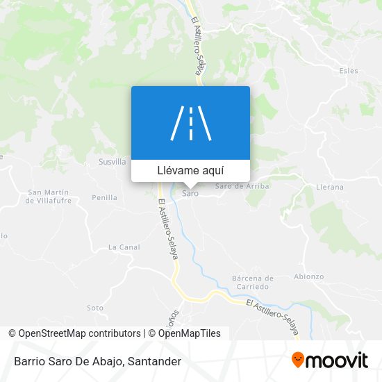 Mapa Barrio Saro De Abajo