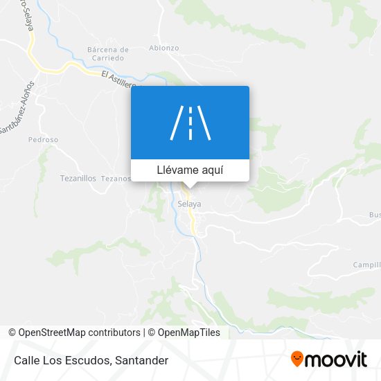 Mapa Calle Los Escudos