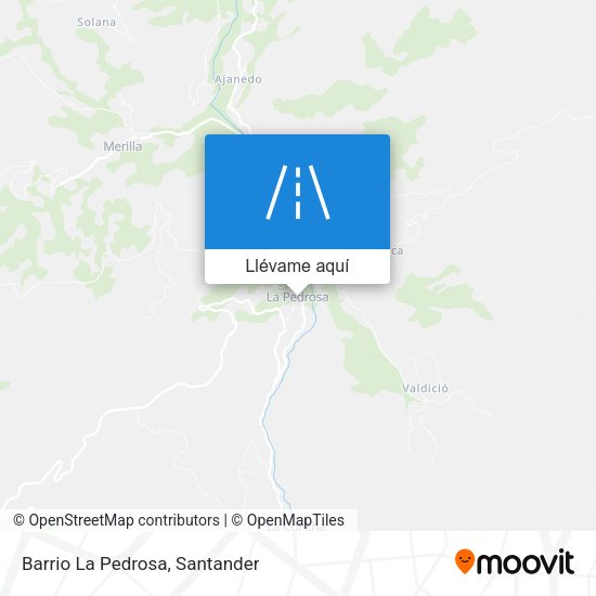Mapa Barrio La Pedrosa