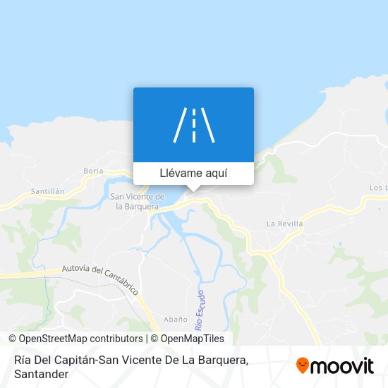 Mapa Ría Del Capitán-San Vicente De La Barquera