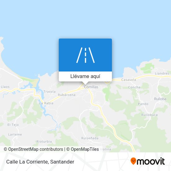 Mapa Calle La Corriente