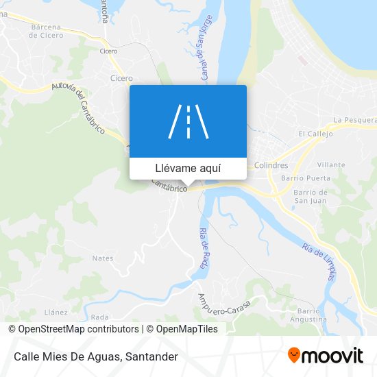 Mapa Calle Mies De Aguas
