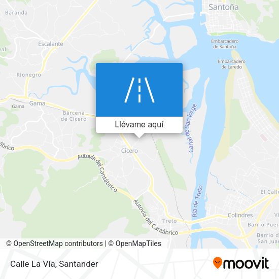 Mapa Calle La Vía