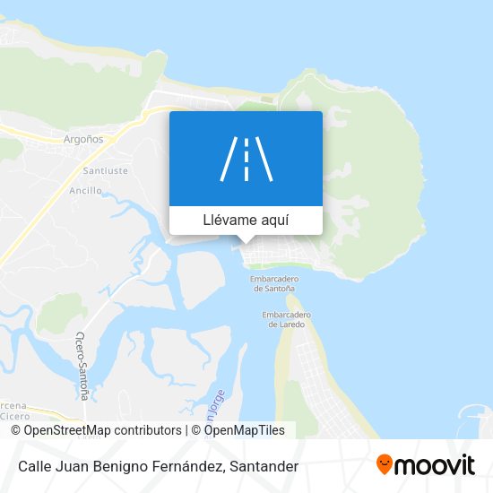 Mapa Calle Juan Benigno Fernández