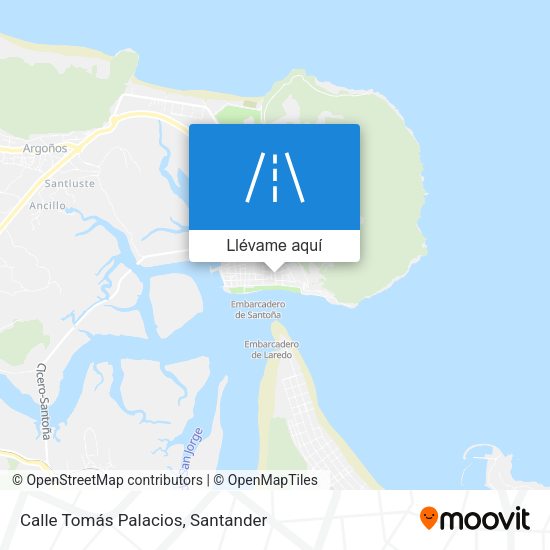 Mapa Calle Tomás Palacios