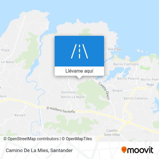 Mapa Camino De La Mies