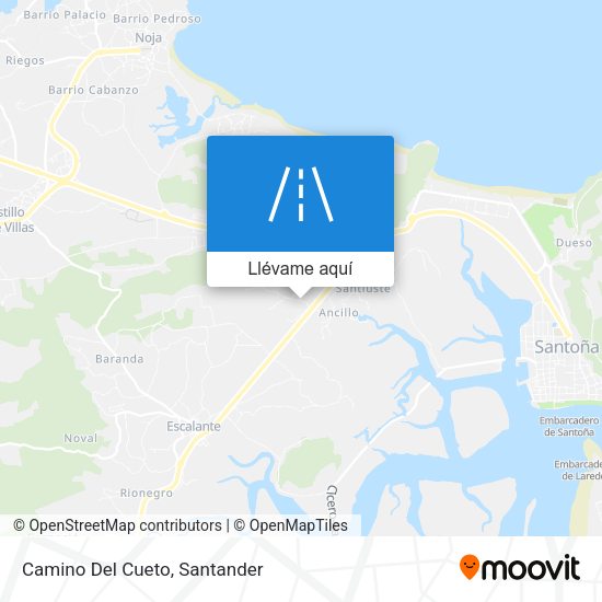 Mapa Camino Del Cueto