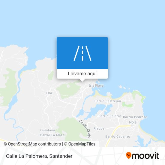Mapa Calle La Palomera