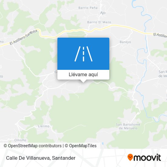 Mapa Calle De Villanueva