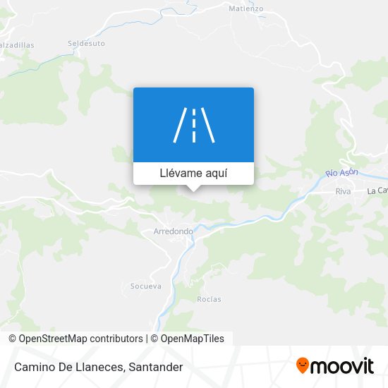 Mapa Camino De Llaneces