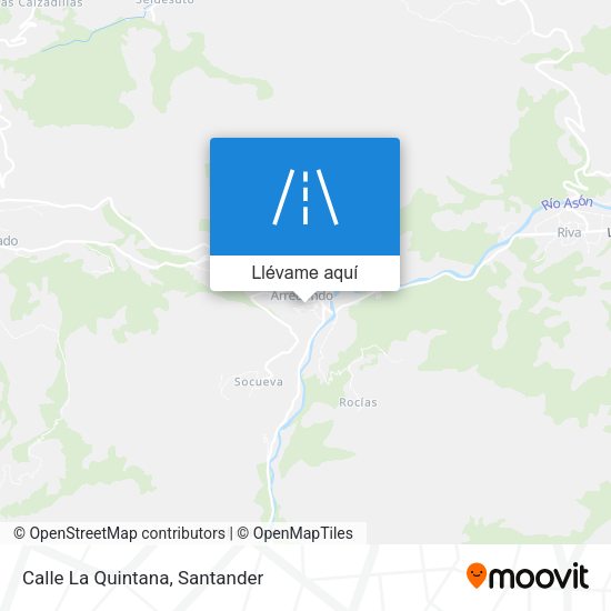 Mapa Calle La Quintana