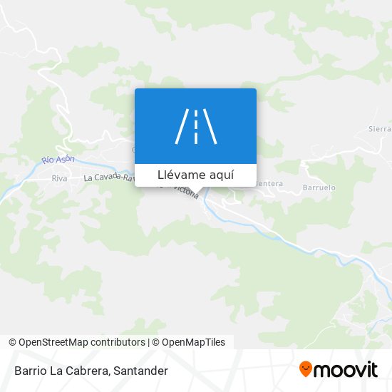 Mapa Barrio La Cabrera