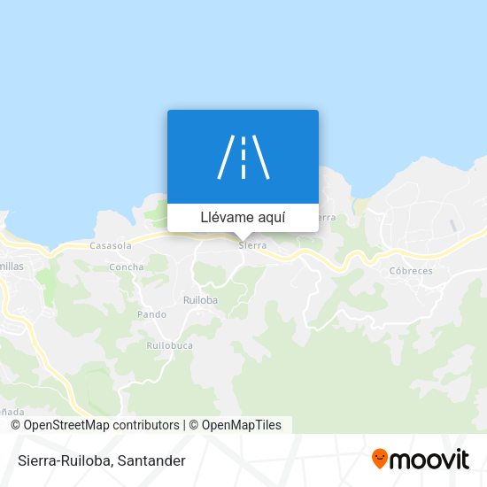 Mapa Sierra-Ruiloba