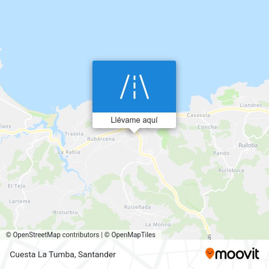 Mapa Cuesta La Tumba