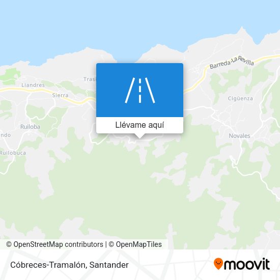 Mapa Cóbreces-Tramalón