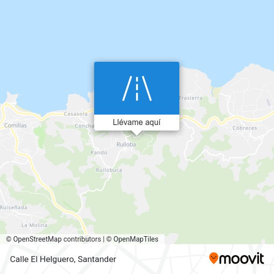 Mapa Calle El Helguero
