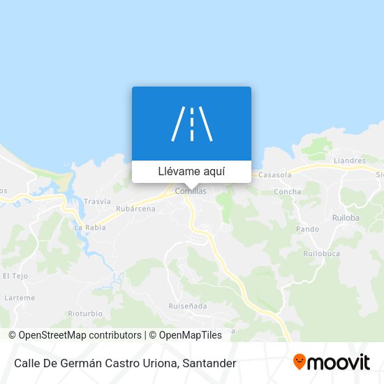 Mapa Calle De Germán Castro Uriona
