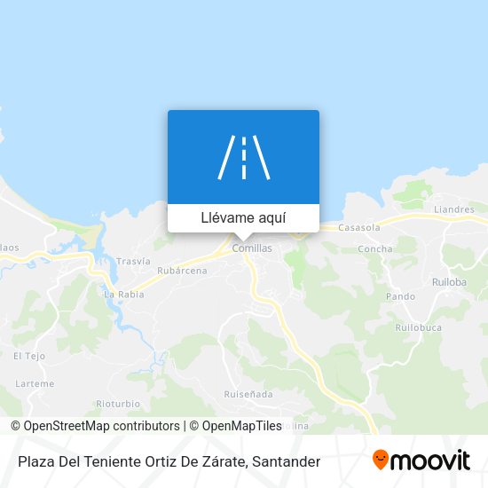 Mapa Plaza Del Teniente Ortiz De Zárate