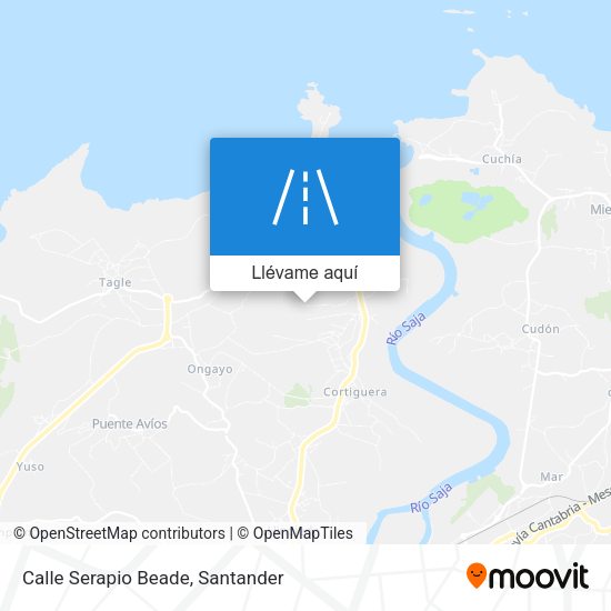 Mapa Calle Serapio Beade