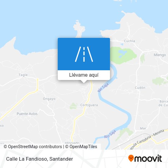 Mapa Calle La Fandioso