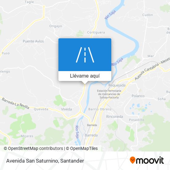 Mapa Avenida San Saturnino
