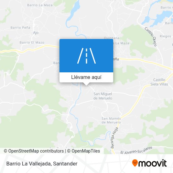 Mapa Barrio La Vallejada