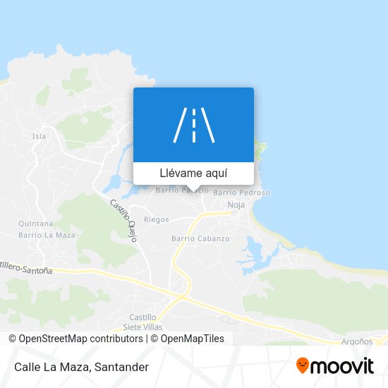 Mapa Calle La Maza