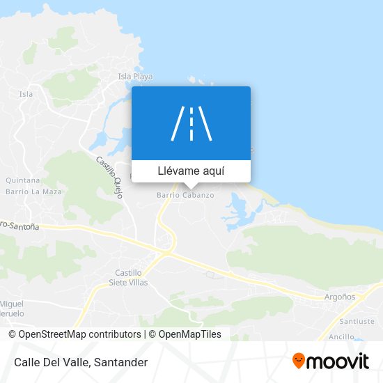 Mapa Calle Del Valle