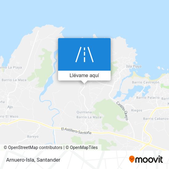 Mapa Arnuero-Isla
