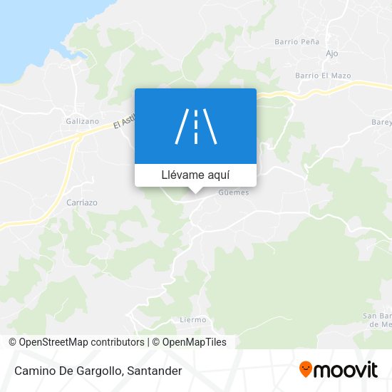 Mapa Camino De Gargollo