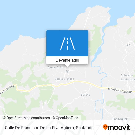 Mapa Calle De Francisco De La Riva Agüero