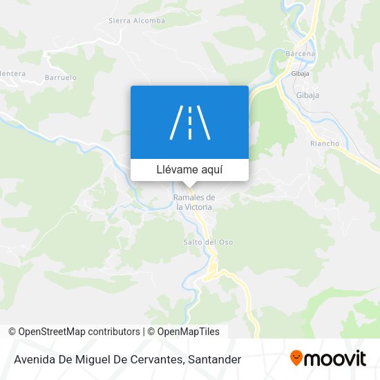 Mapa Avenida De Miguel De Cervantes