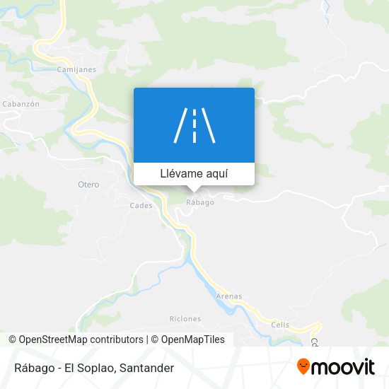 Mapa Rábago - El Soplao