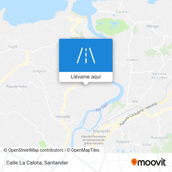 Mapa Calle La Calota