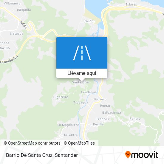 Mapa Barrio De Santa Cruz
