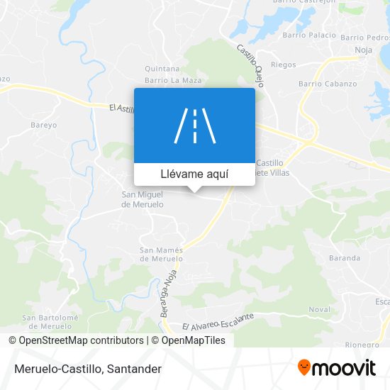 Mapa Meruelo-Castillo