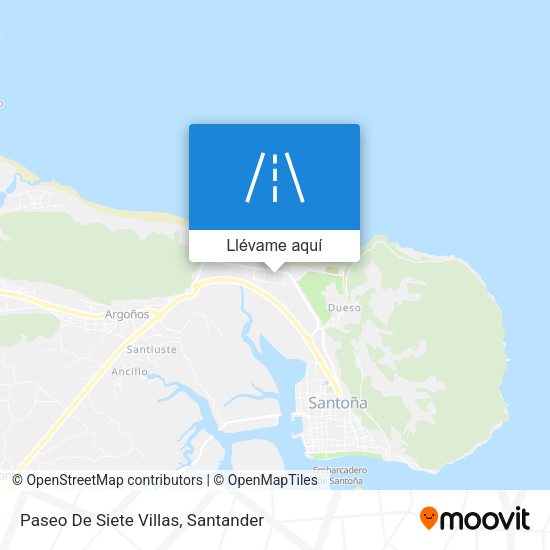 Mapa Paseo De Siete Villas