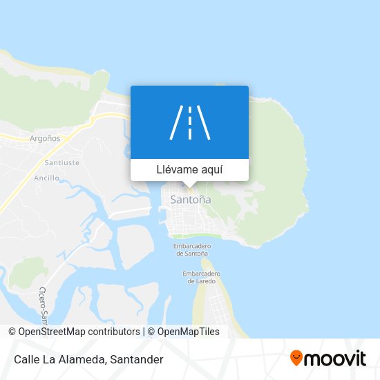 Mapa Calle La Alameda