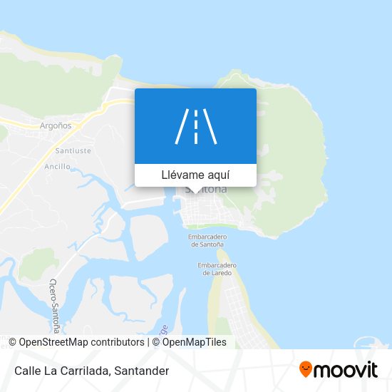 Mapa Calle La Carrilada