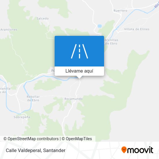Mapa Calle Valdeperal