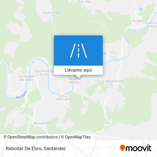 Mapa Rebollar De Ebro
