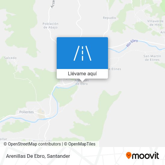 Mapa Arenillas De Ebro
