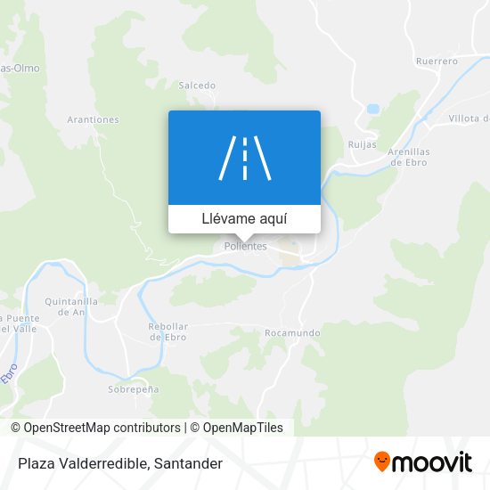 Mapa Plaza Valderredible