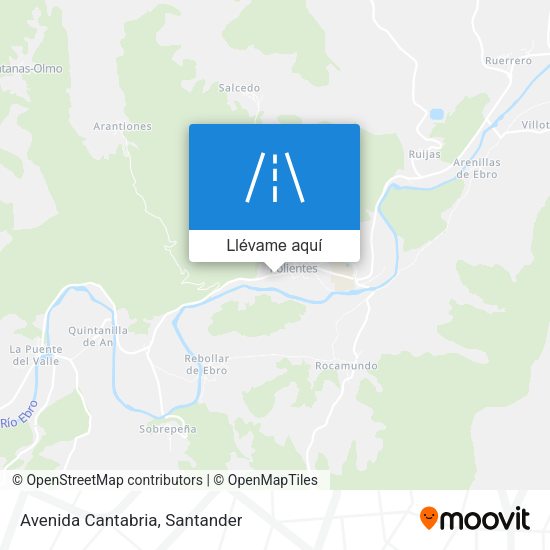 Mapa Avenida Cantabria