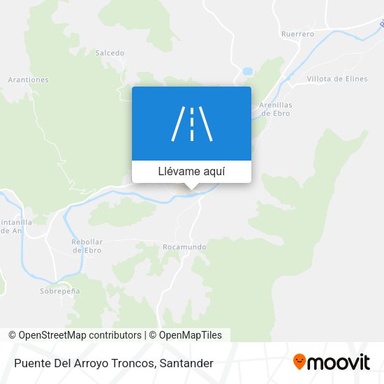 Mapa Puente Del Arroyo Troncos