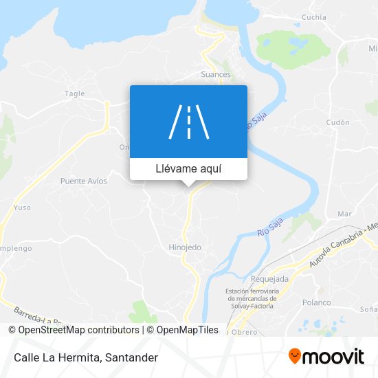 Mapa Calle La Hermita