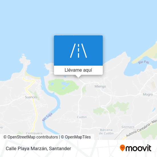 Mapa Calle Playa Marzán
